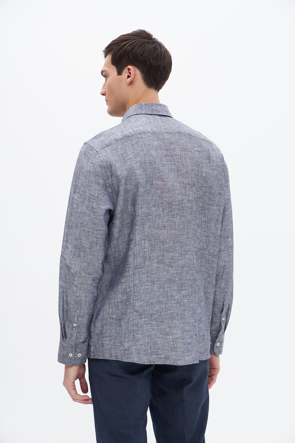 Рубашка Bugatti лен