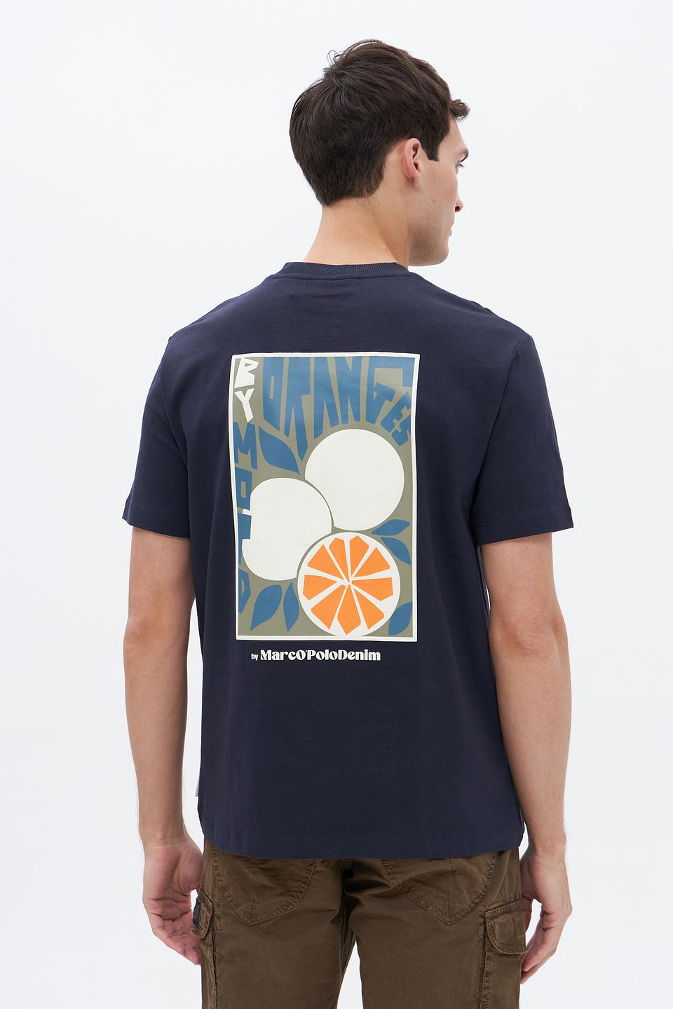 Футболка Marc O Polo DENIM синяя с принтом