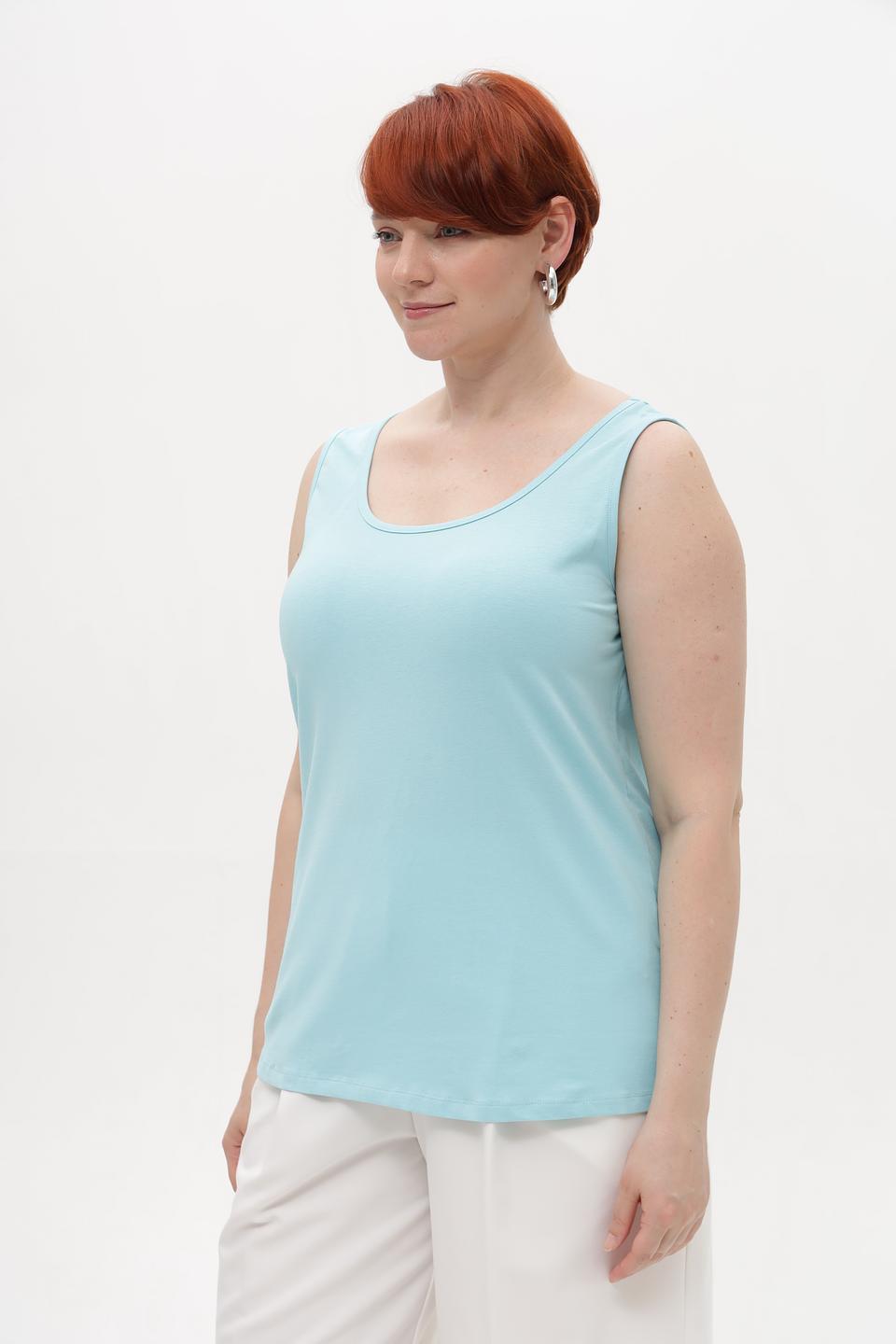 Топ Lebek на бретелях мятный
