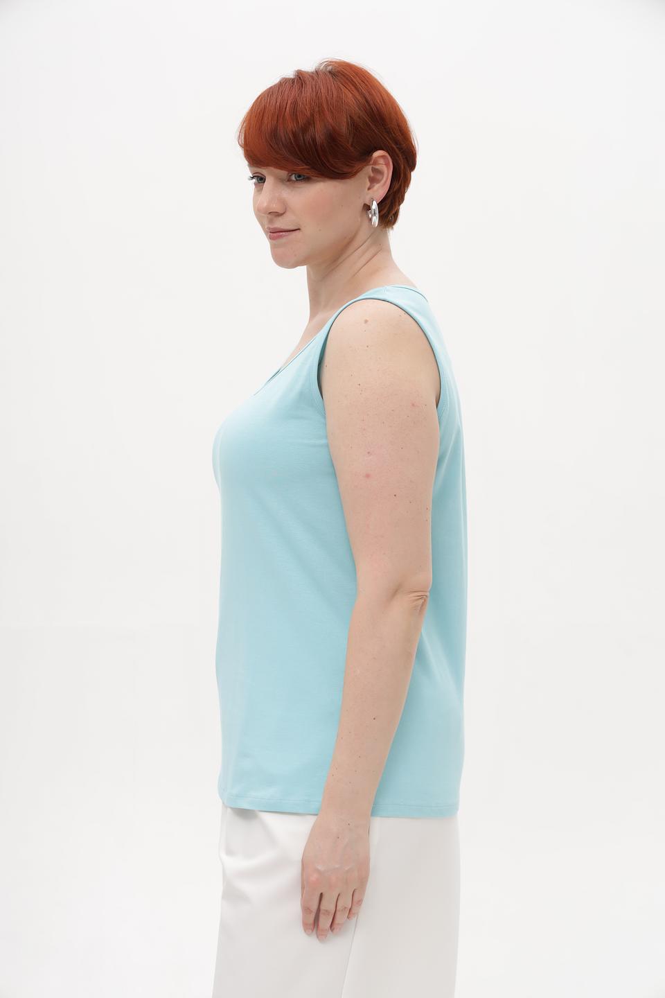 Топ Lebek на бретелях мятный