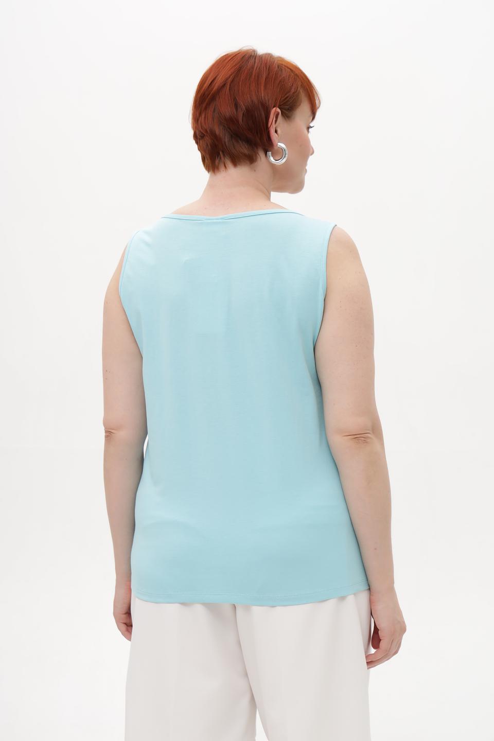 Топ Lebek на бретелях мятный