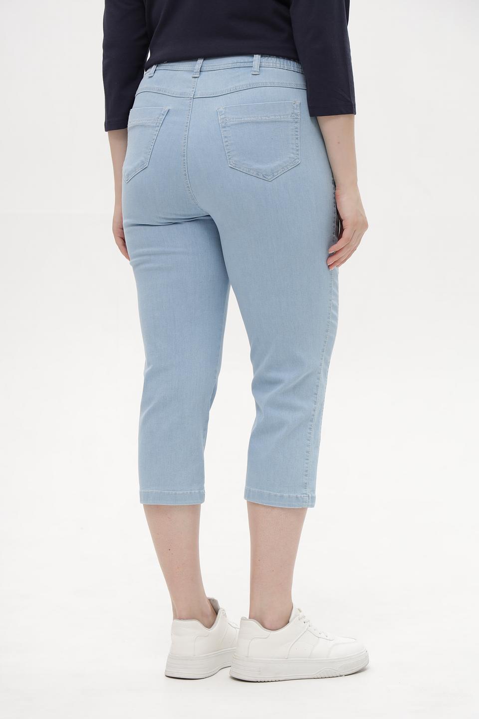 Капри Anna Montana светло-голубые