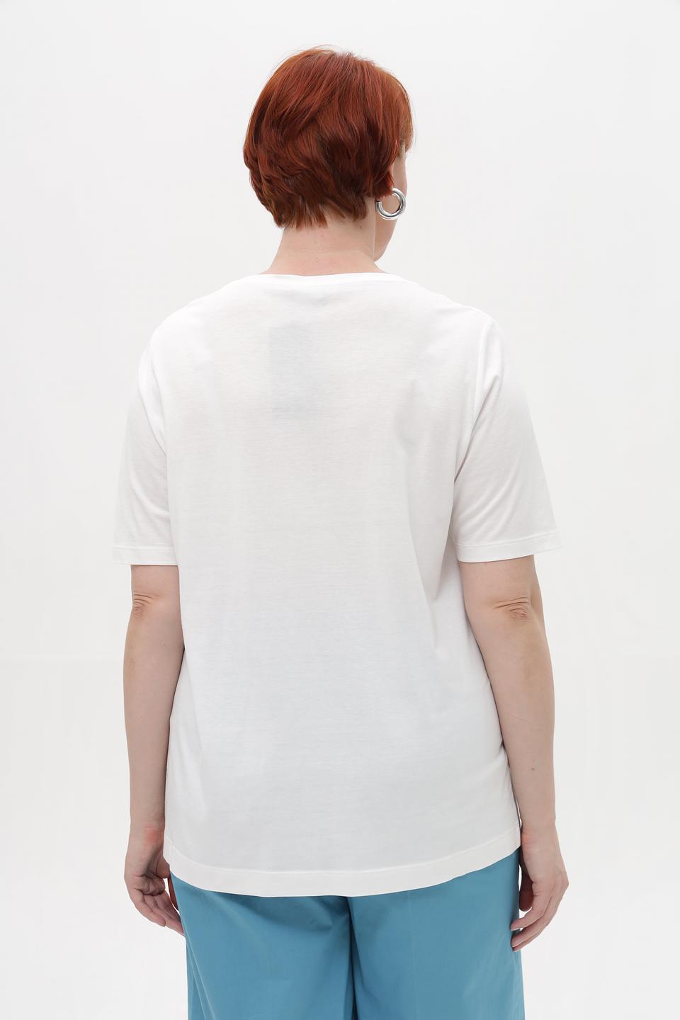 Футболка Via Appia с цветочным принтом