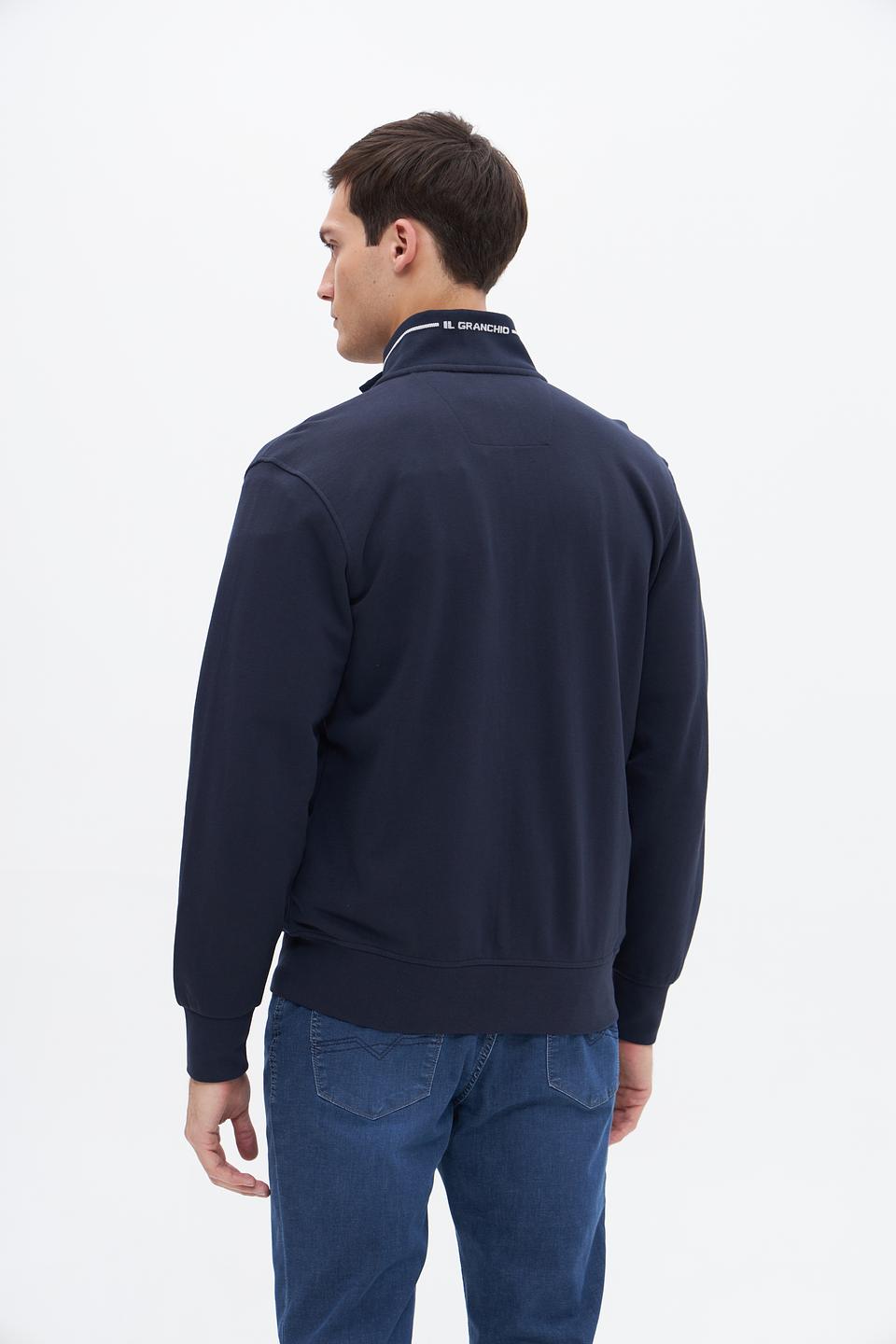 Кардиган Granchio мужской тёмно-синий