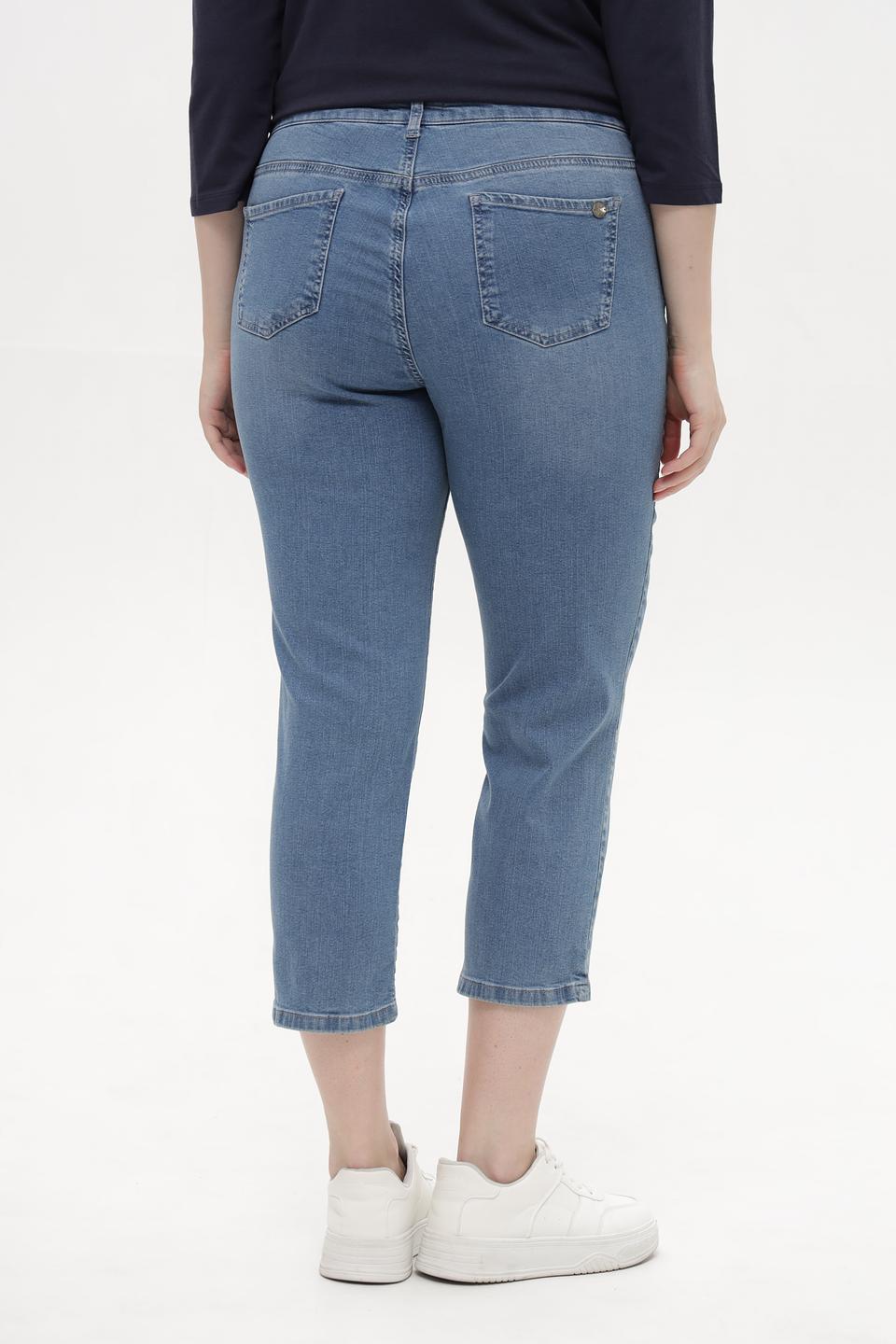 Джинсы укороченные Lebek голубые