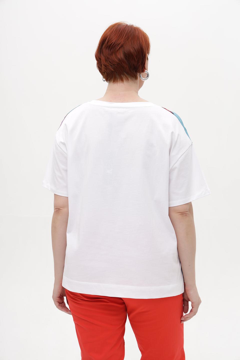 Футболка Luisa Cerano с цветочным принтом