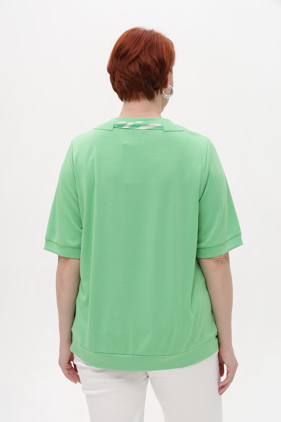 Пуловер Via Appia с лентами лайм