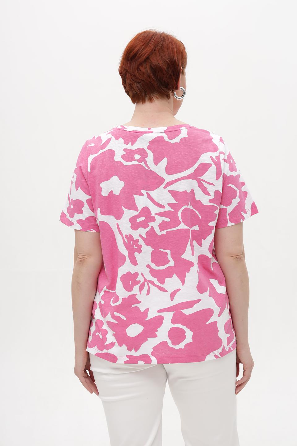 Футболка Samoon с цветочным принтом