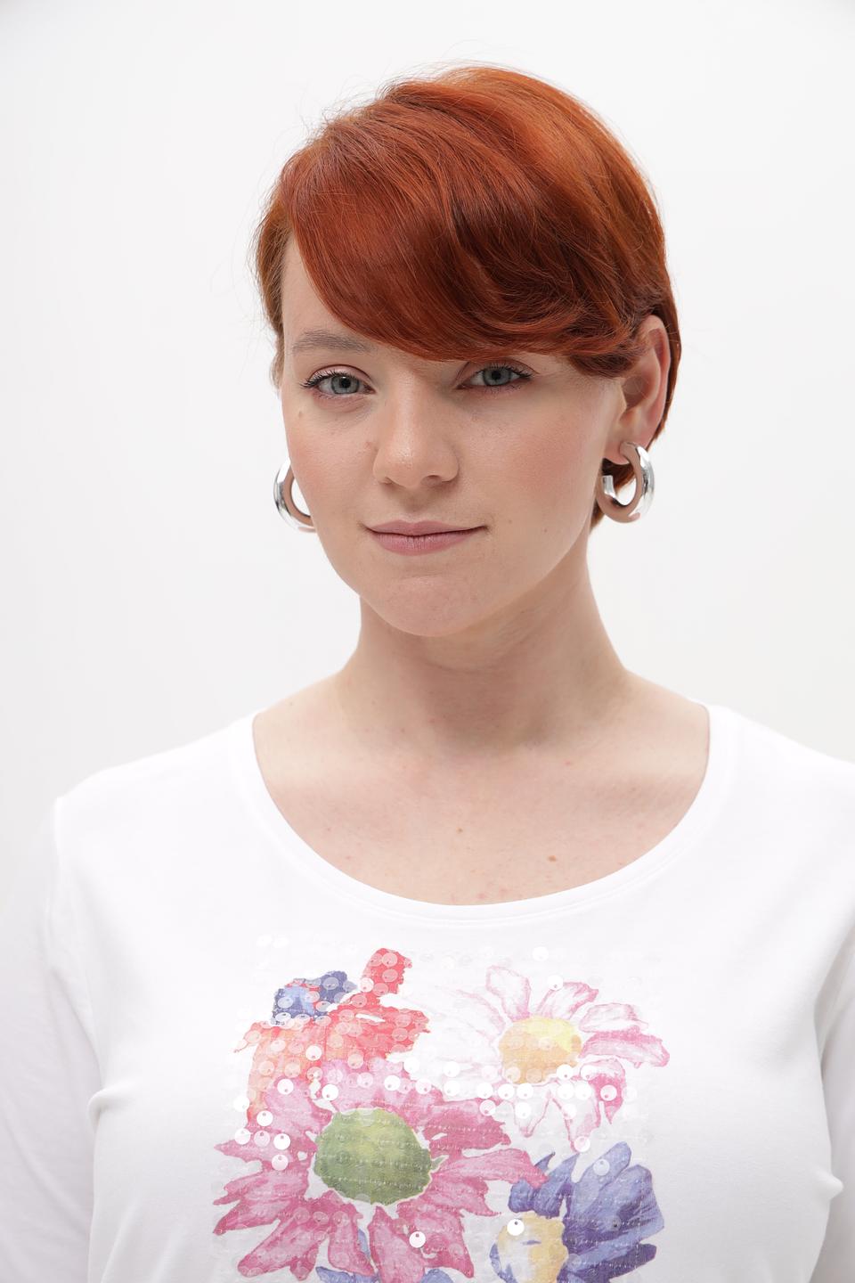 Футболка Samoon с цветочным принтом