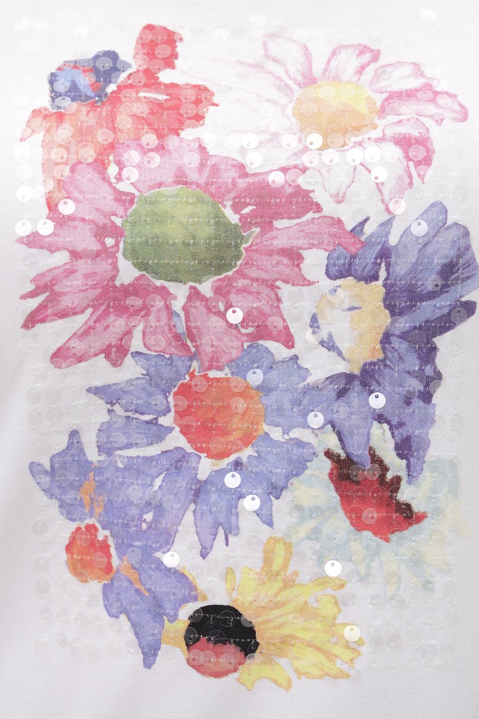 Футболка Samoon с цветочным принтом