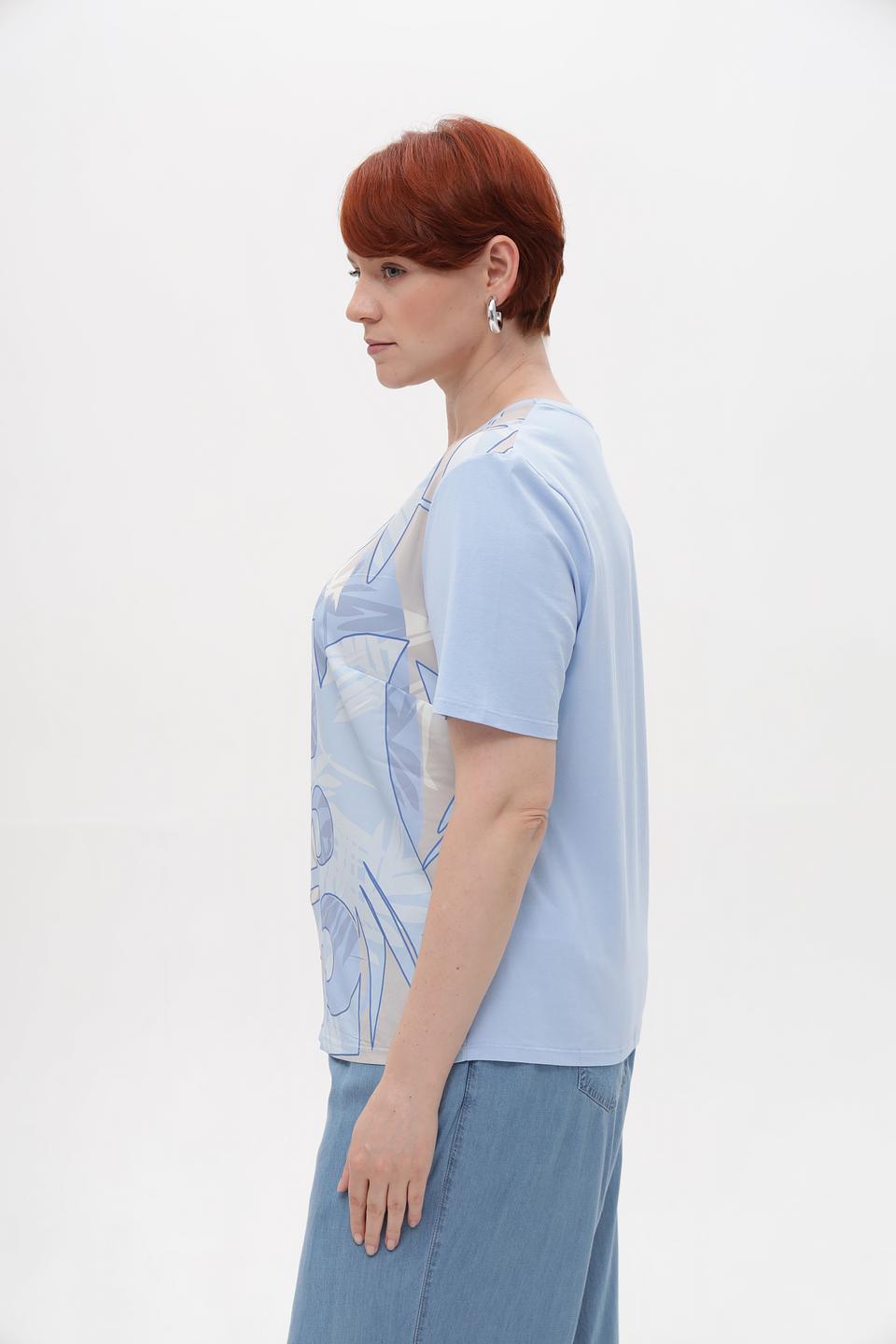 Блузка Lebek с абстрактным рисунком