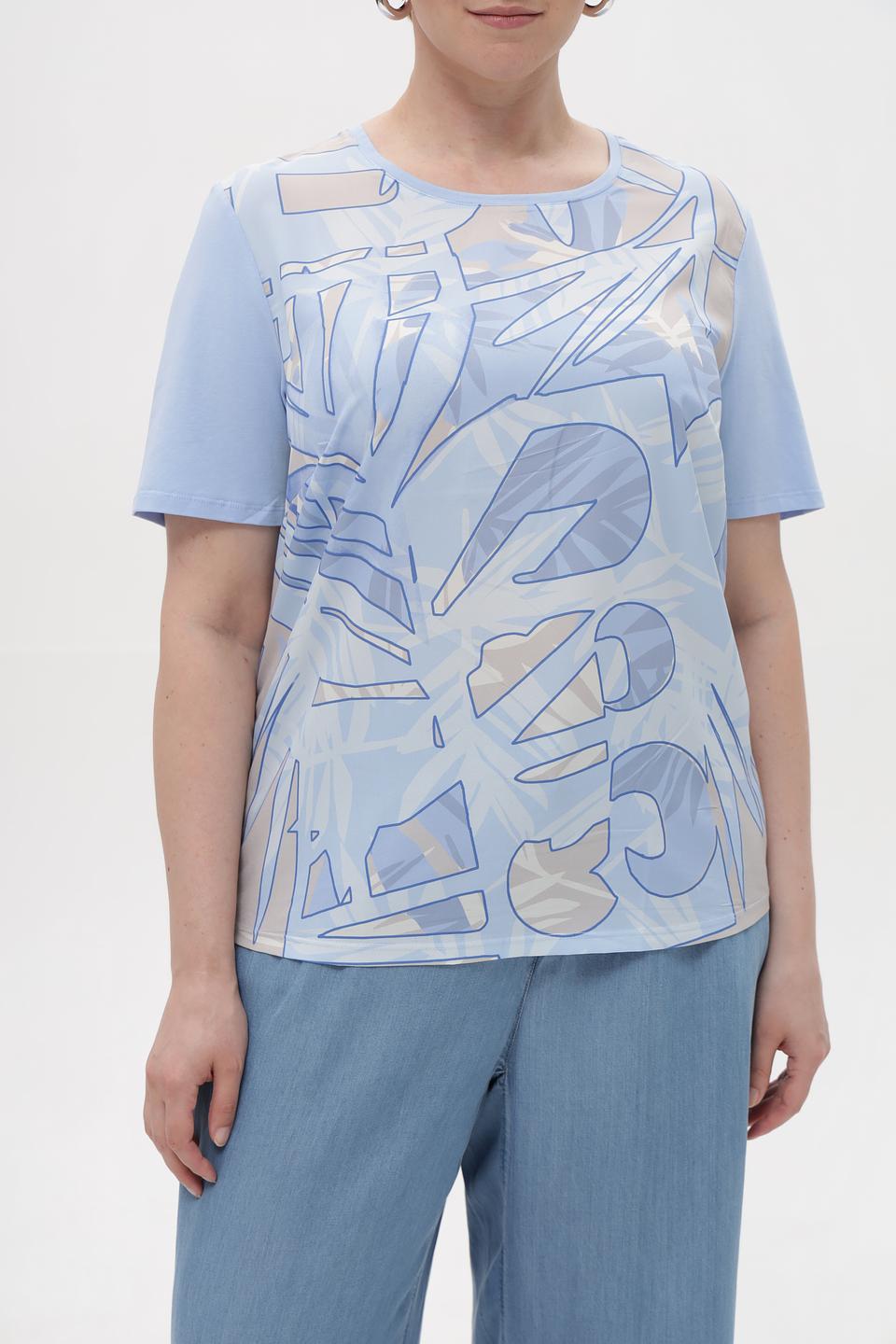 Блузка Lebek с абстрактным рисунком