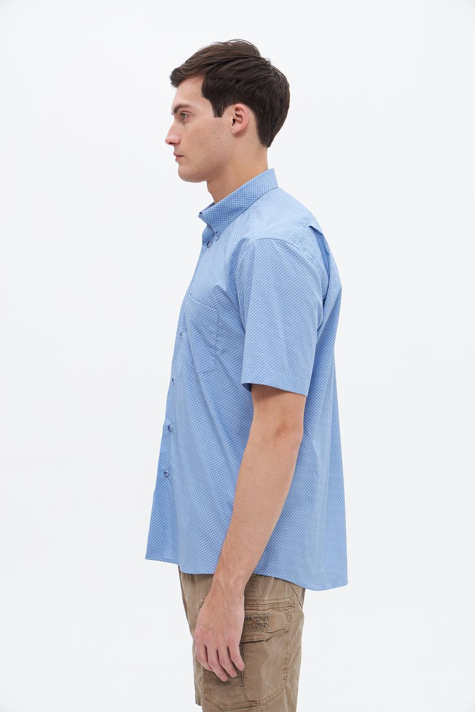 Рубашка кр Sea Barrier голубая