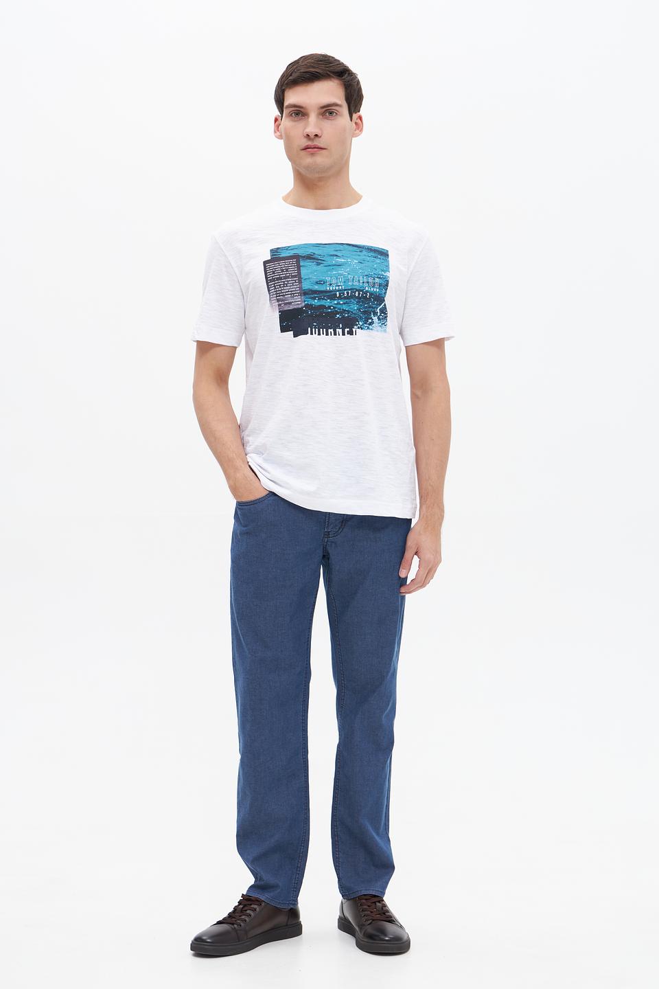 Джинсы Hattric классического кроя синие