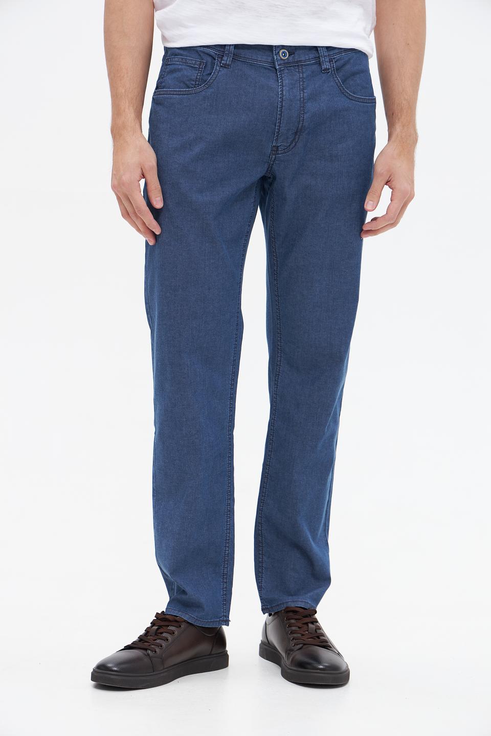 Джинсы Hattric классического кроя синие