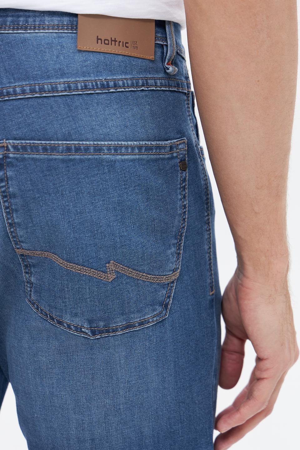 Джинсы Hattric синие slim fit