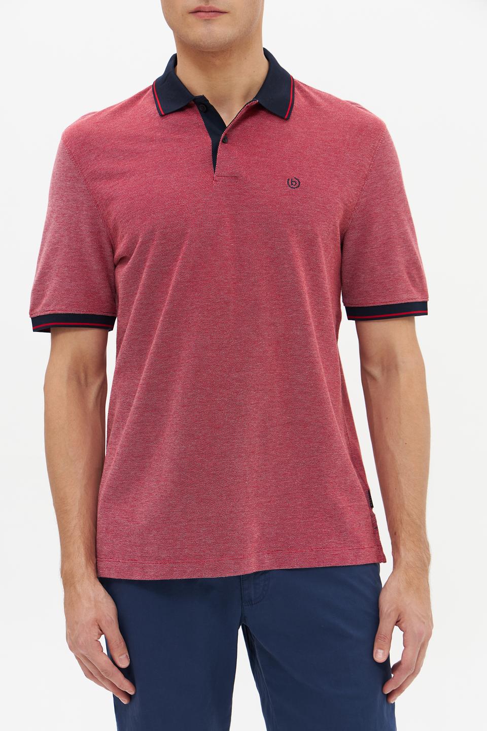 Поло Bugatti с контрастной отделкой