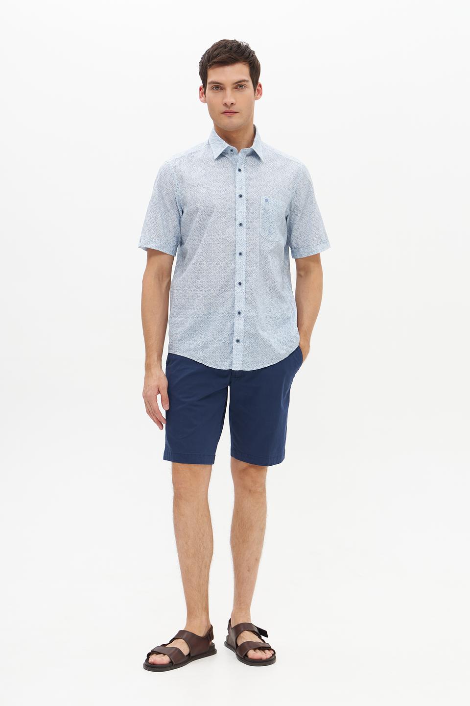 Рубашка кр Casa Moda голубая