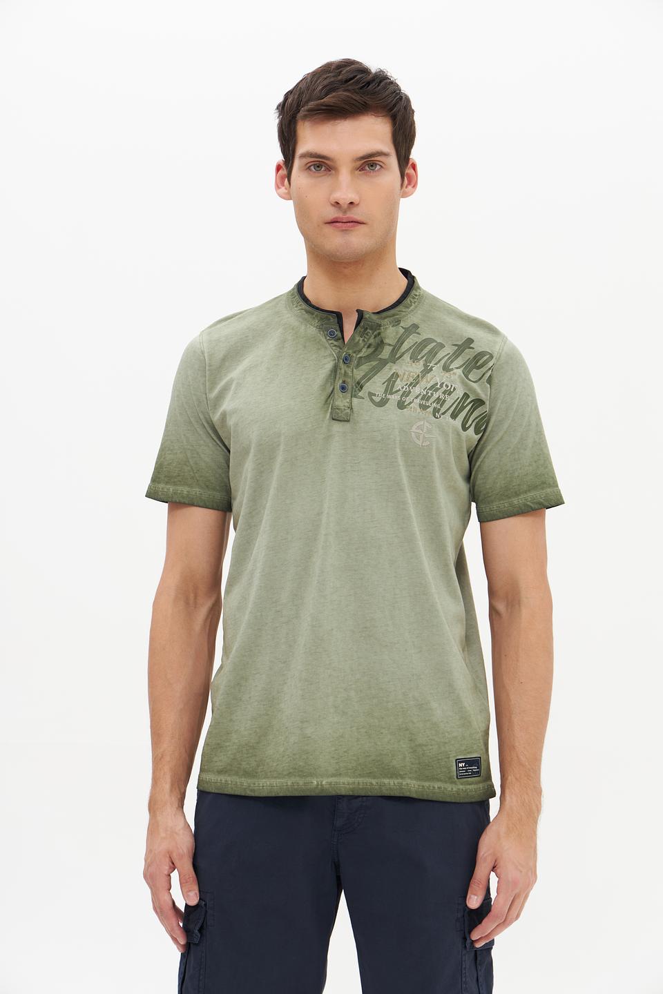 Футболка Casa Moda с принтом хаки