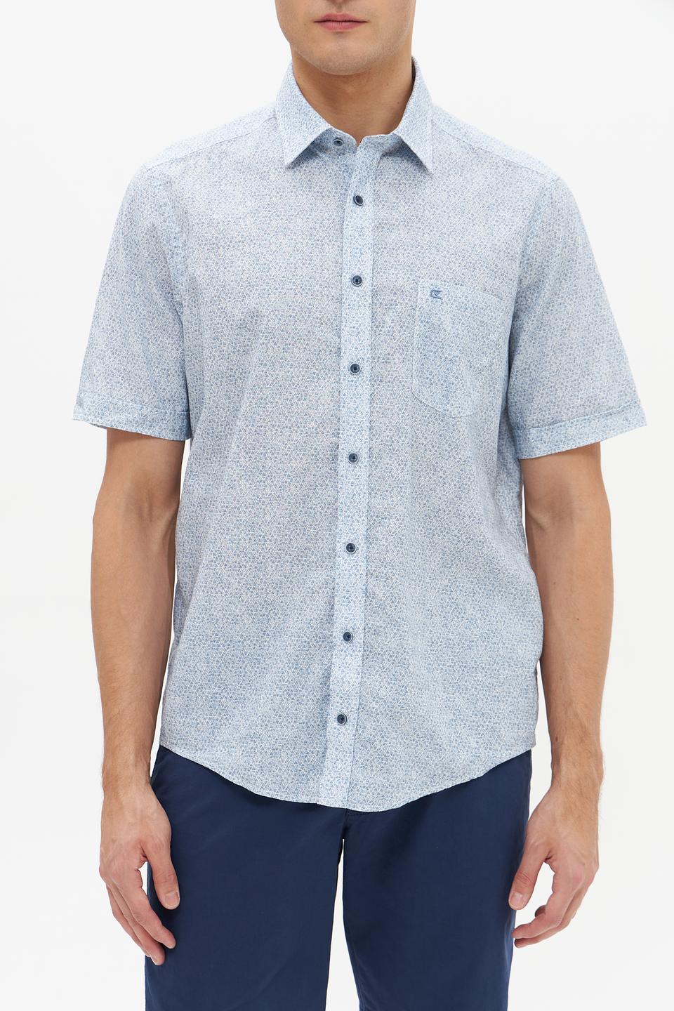 Рубашка кр Casa Moda голубая