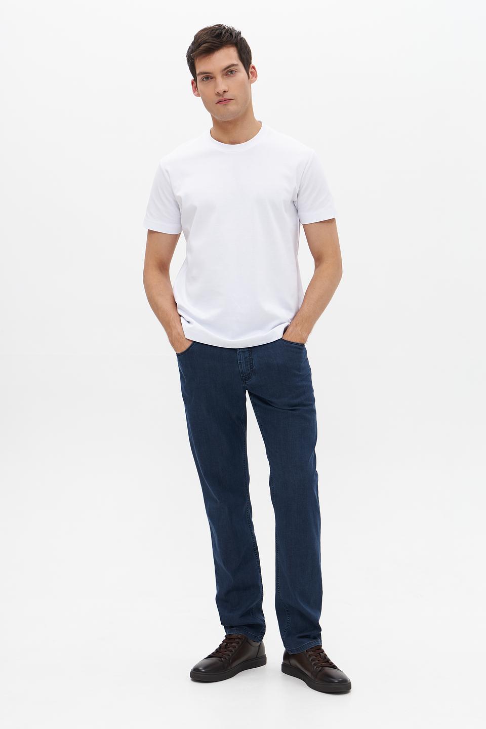 Джинсы Gardeur синие прямые