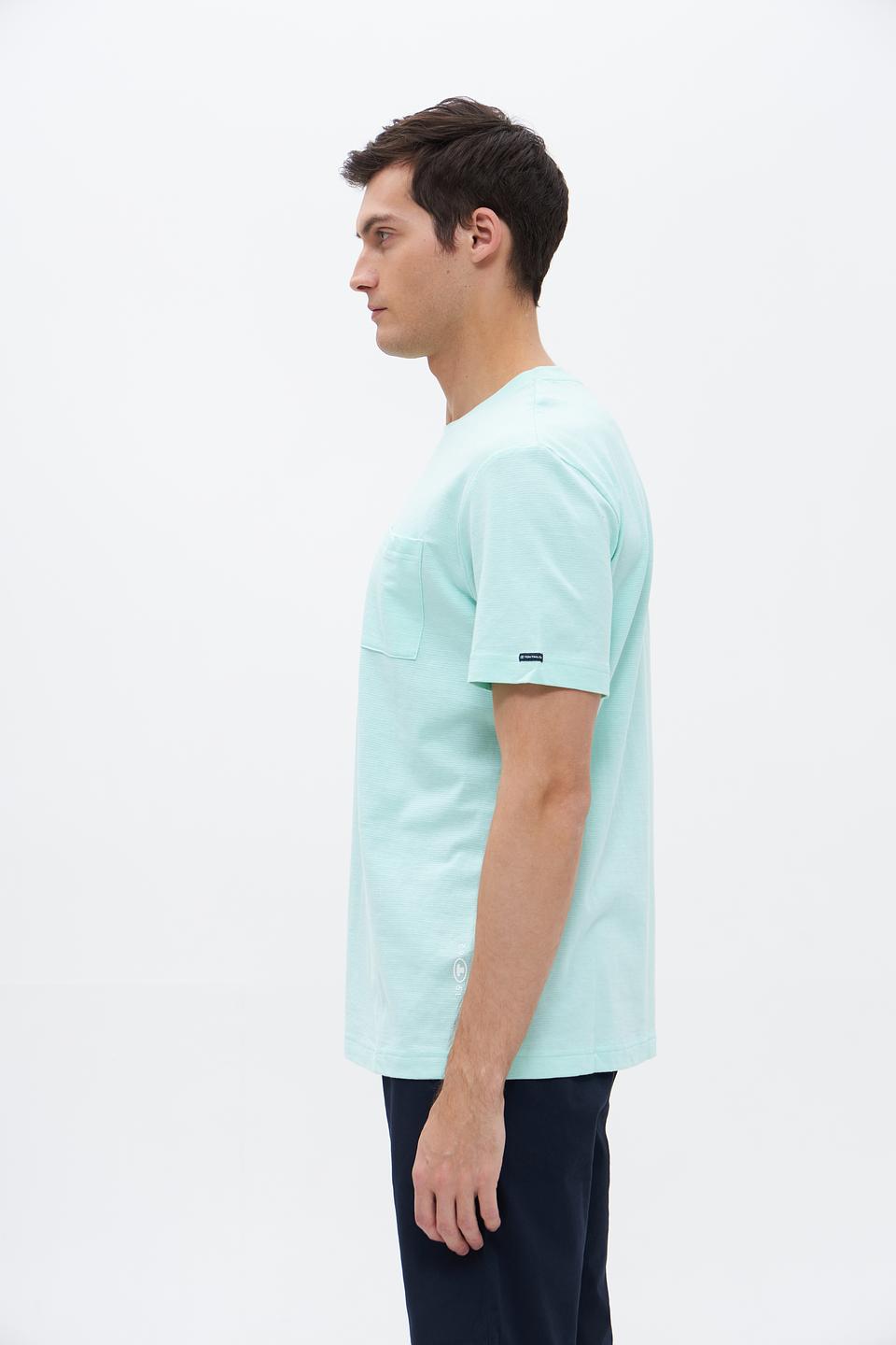 Футболка Tom Tailor мятная с карманом