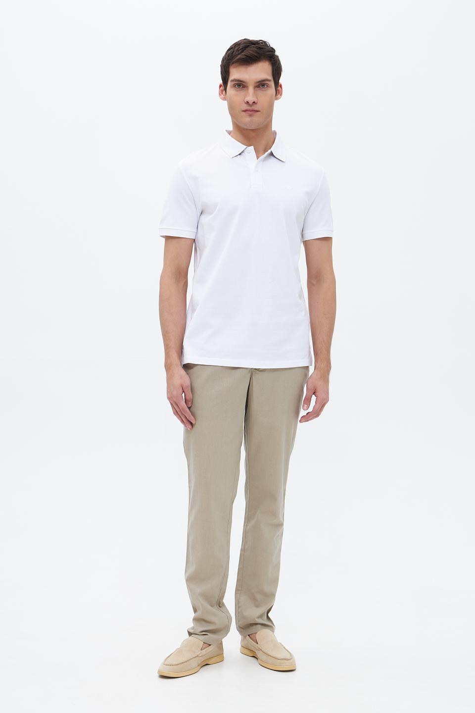 Поло Tom Tailor мужское белое