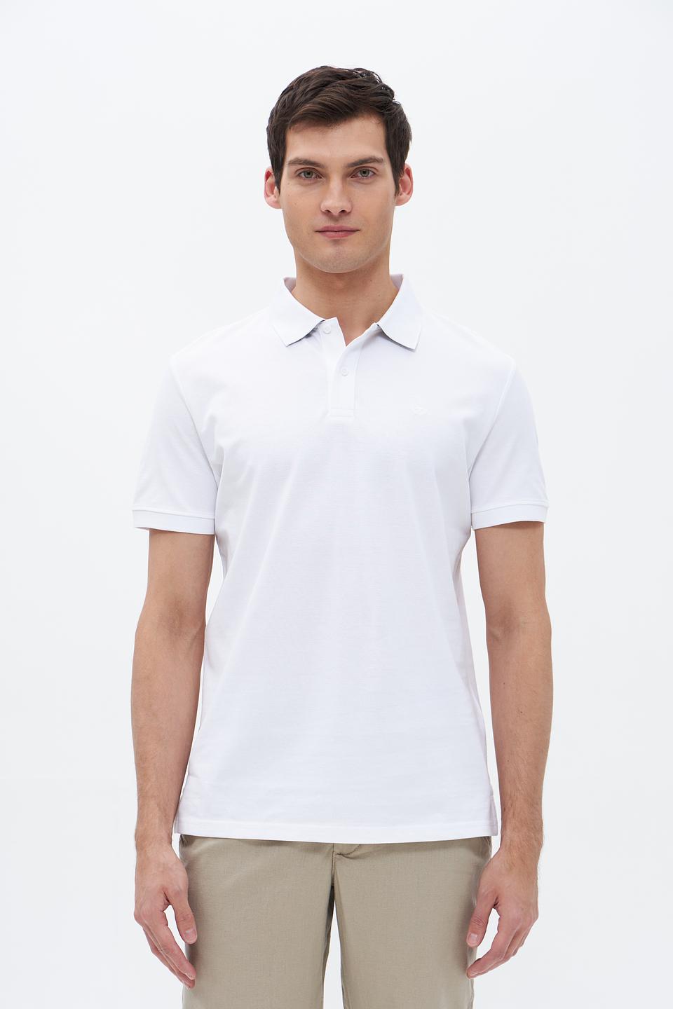 Поло Tom Tailor мужское белое