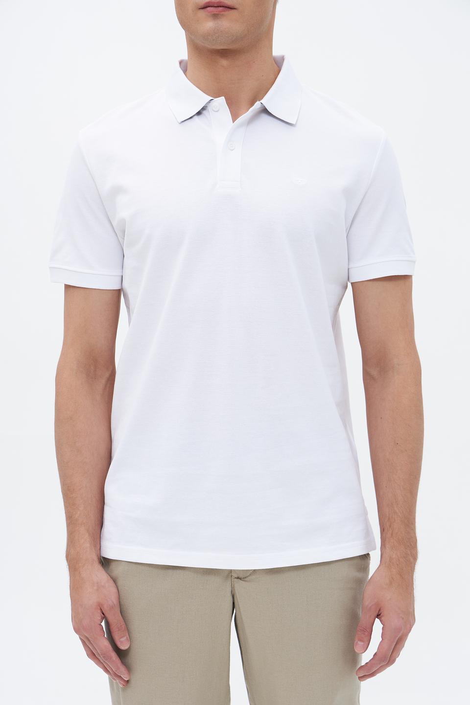 Поло Tom Tailor мужское белое