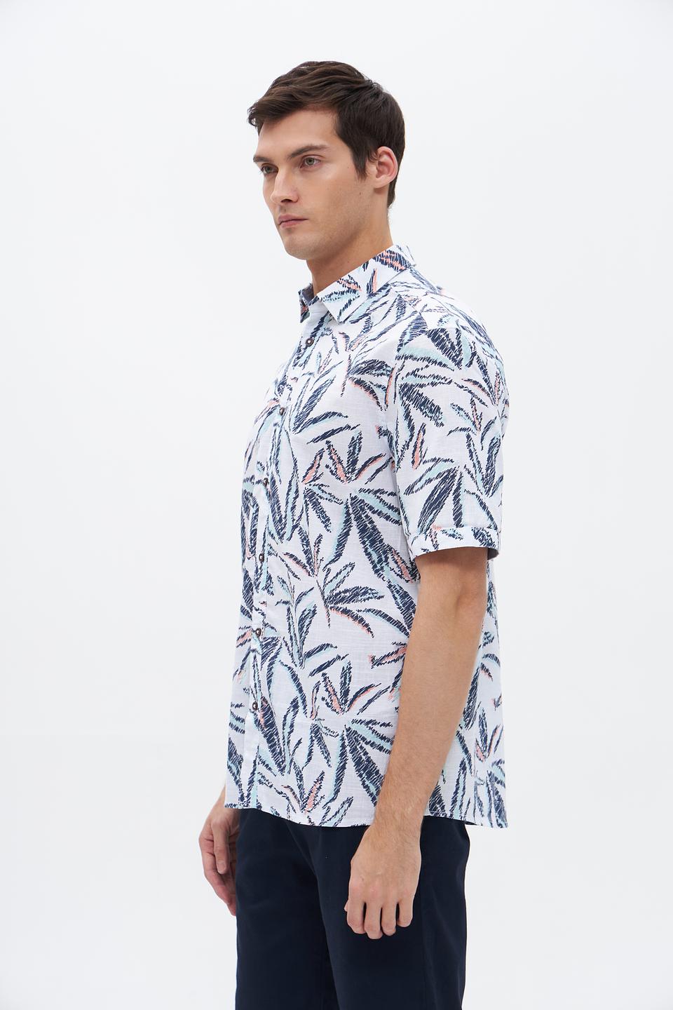 Рубашка кр Tom Tailor с принтом