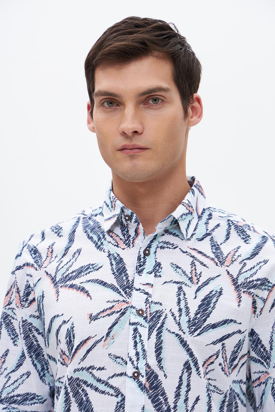 Рубашка кр Tom Tailor с принтом