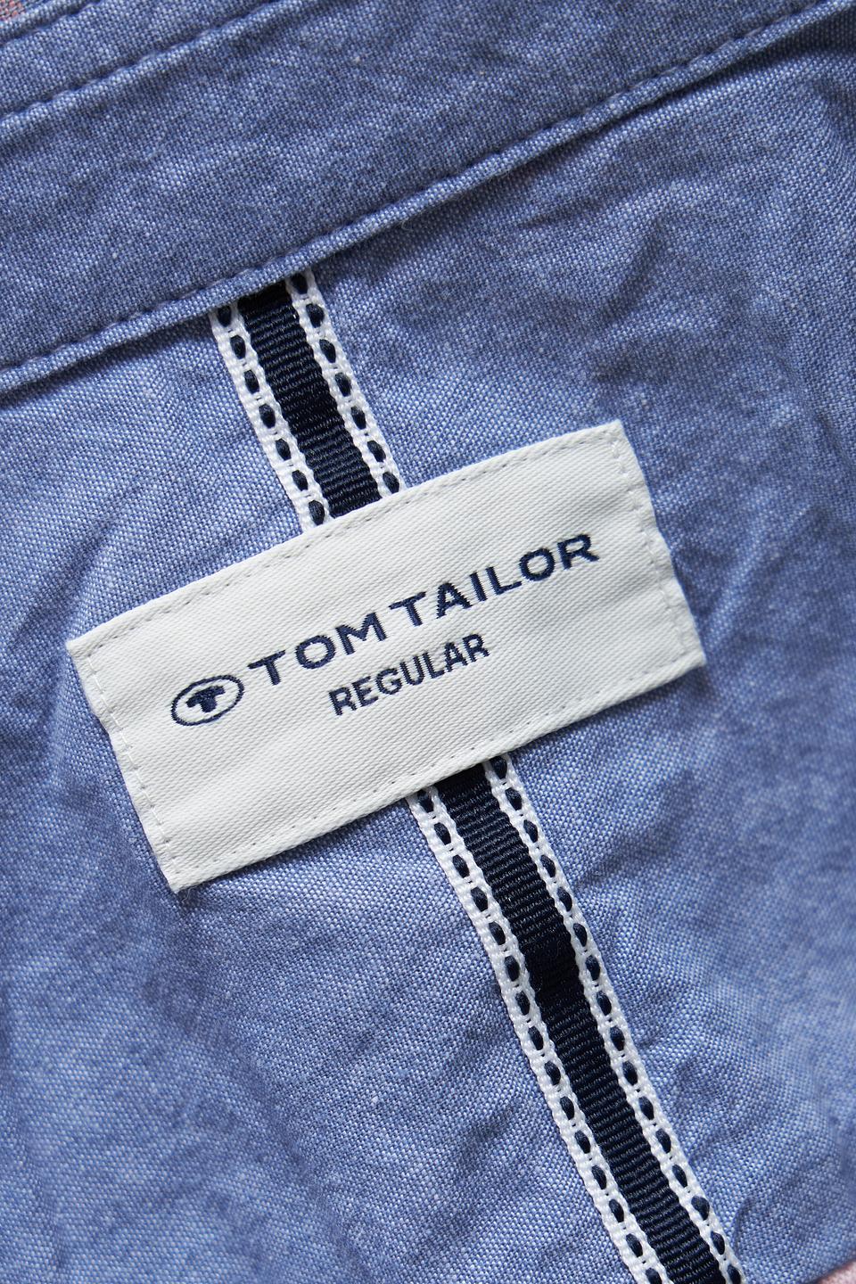 Рубашка кр Tom Tailor в клетку