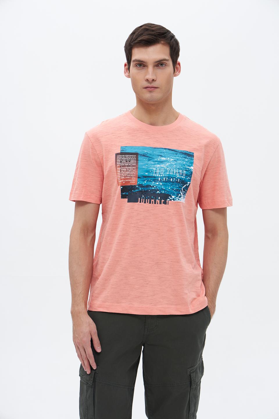 Футболка Tom Tailor классическая белая однотонная