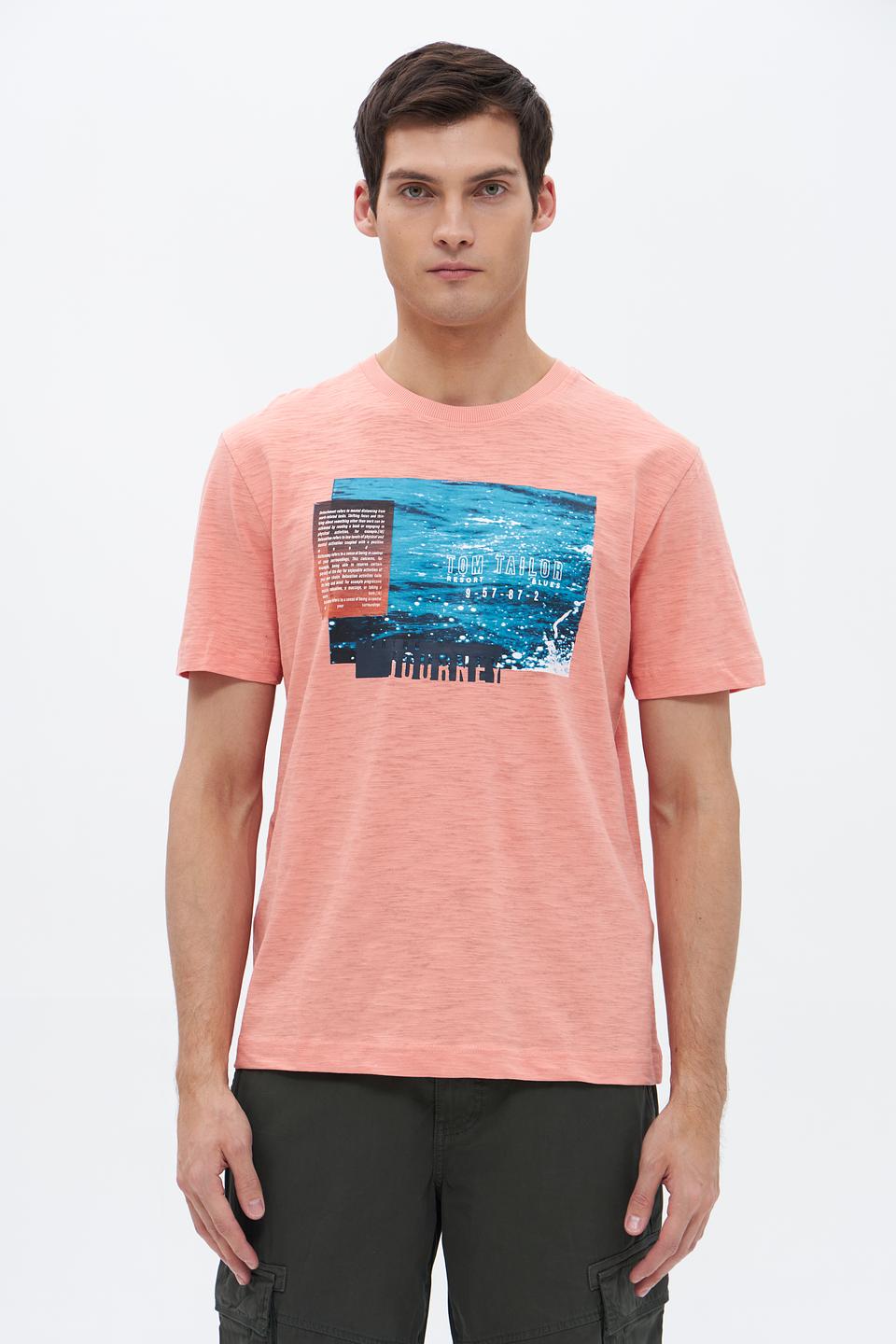 Футболка Tom Tailor классическая белая однотонная