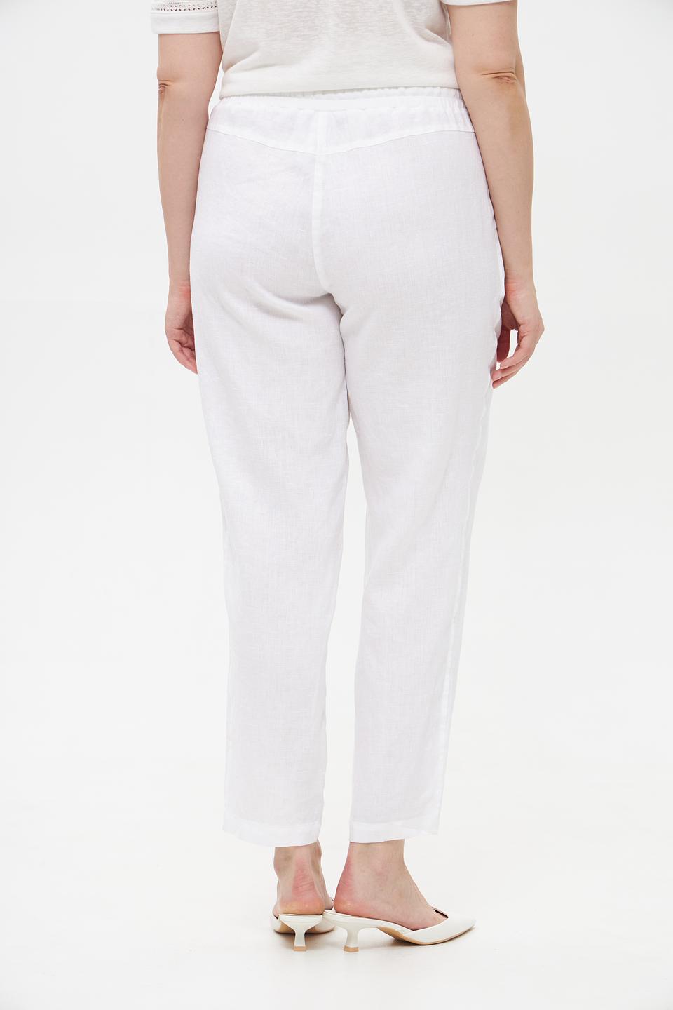 Брюки Doris Streich лен белые