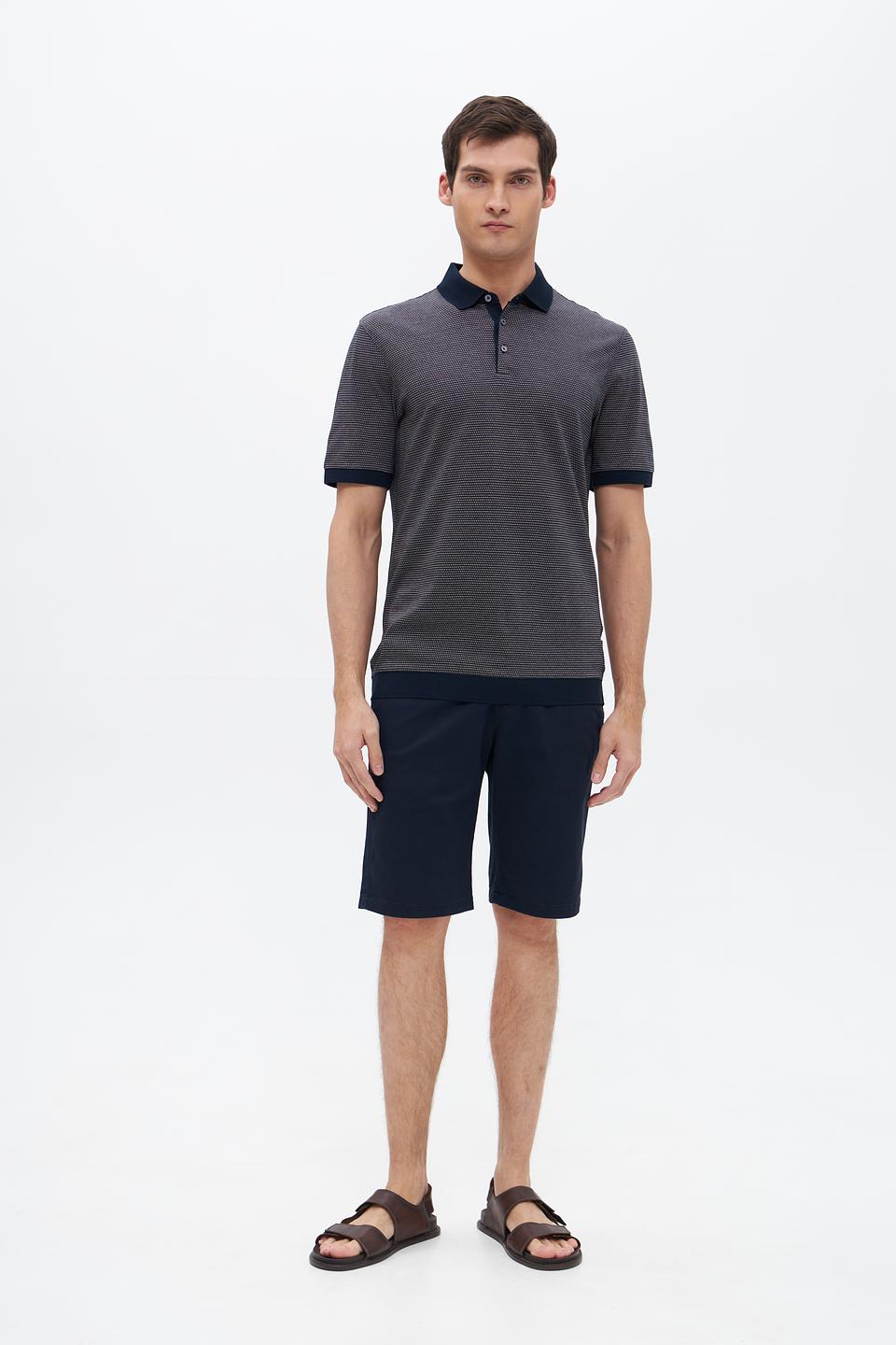 Поло Bugatti с узором