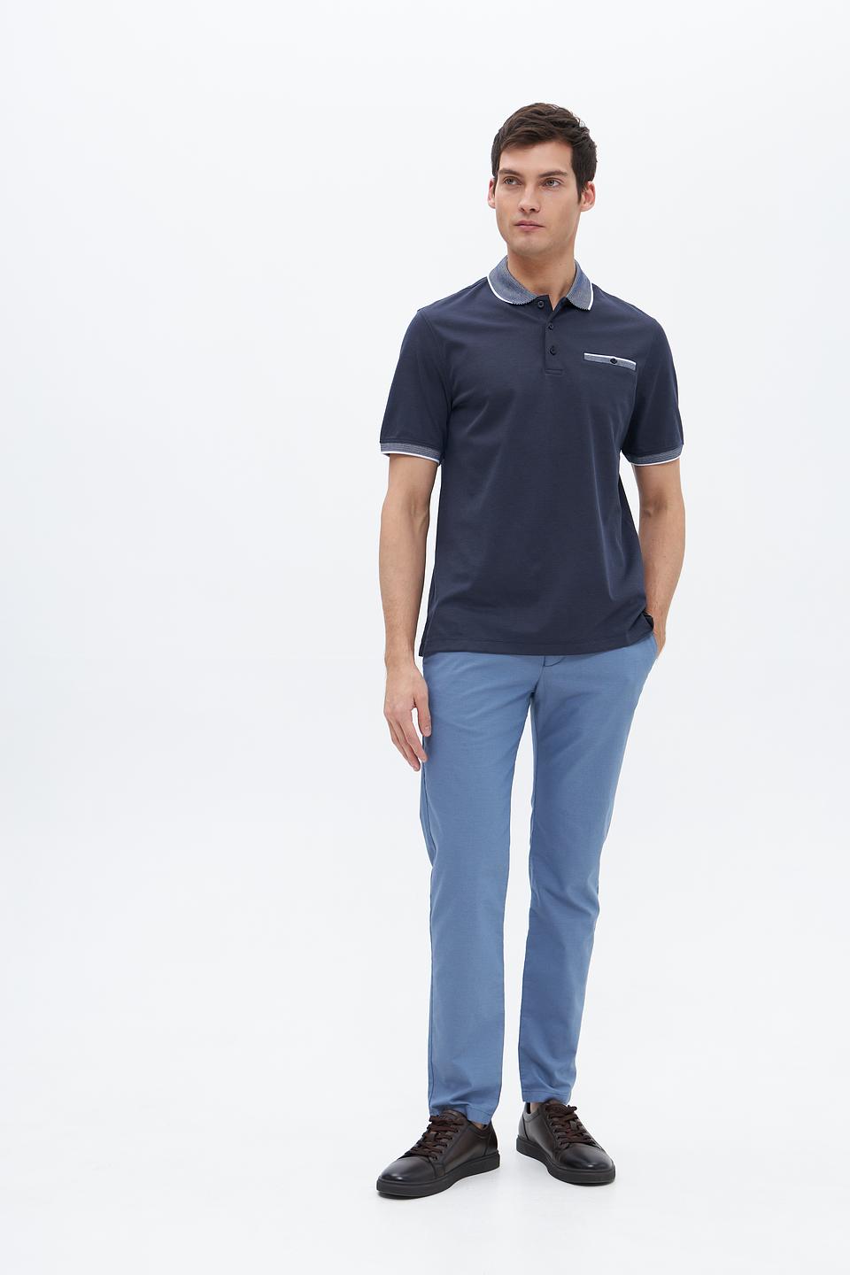 Поло Bugatti с контрастной отделкой