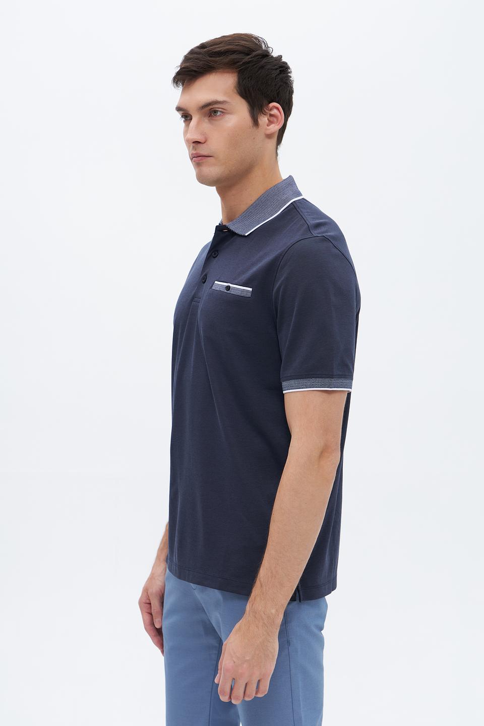 Поло Bugatti с контрастной отделкой