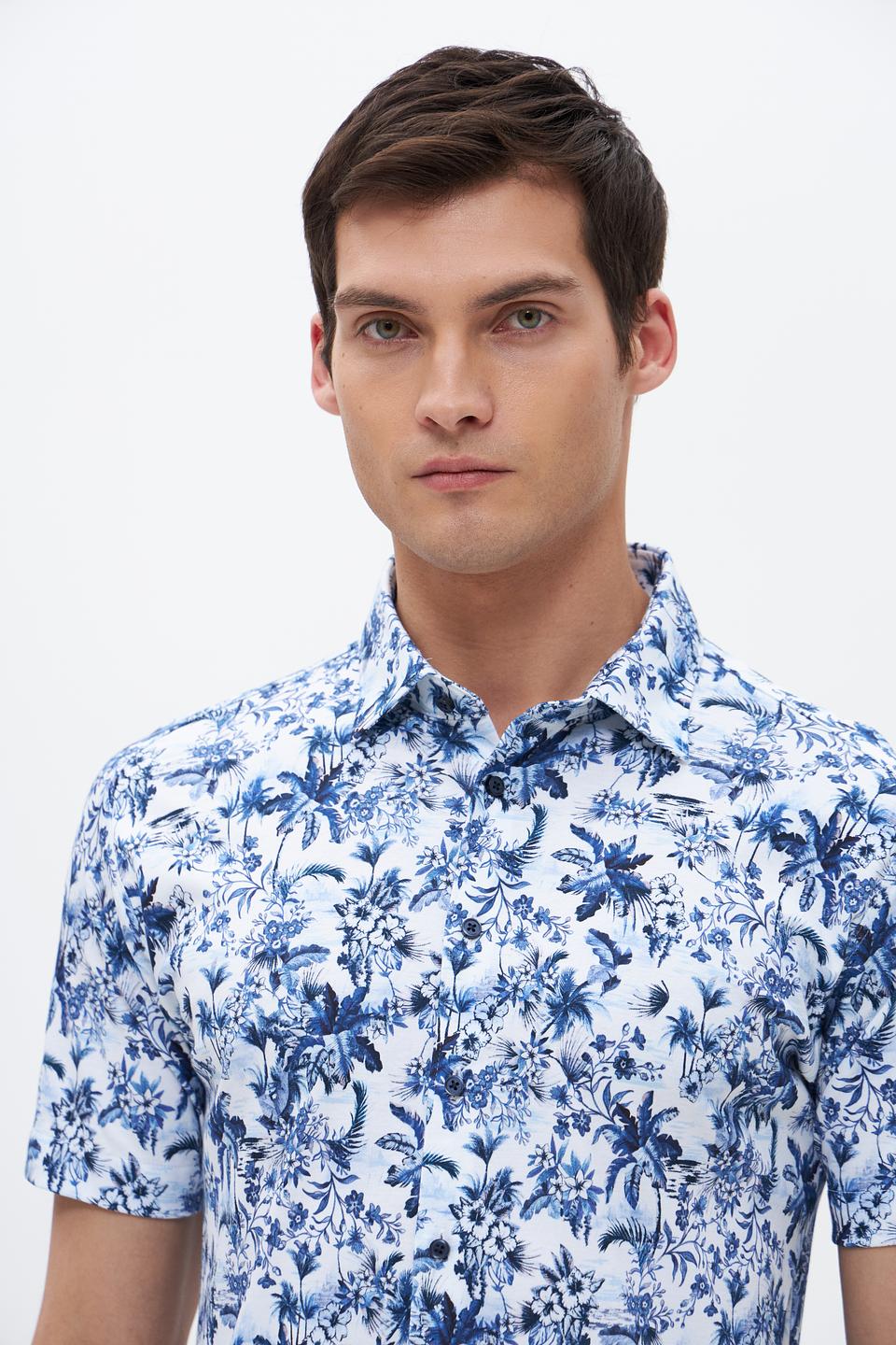 Рубашка кр Desoto с принтом