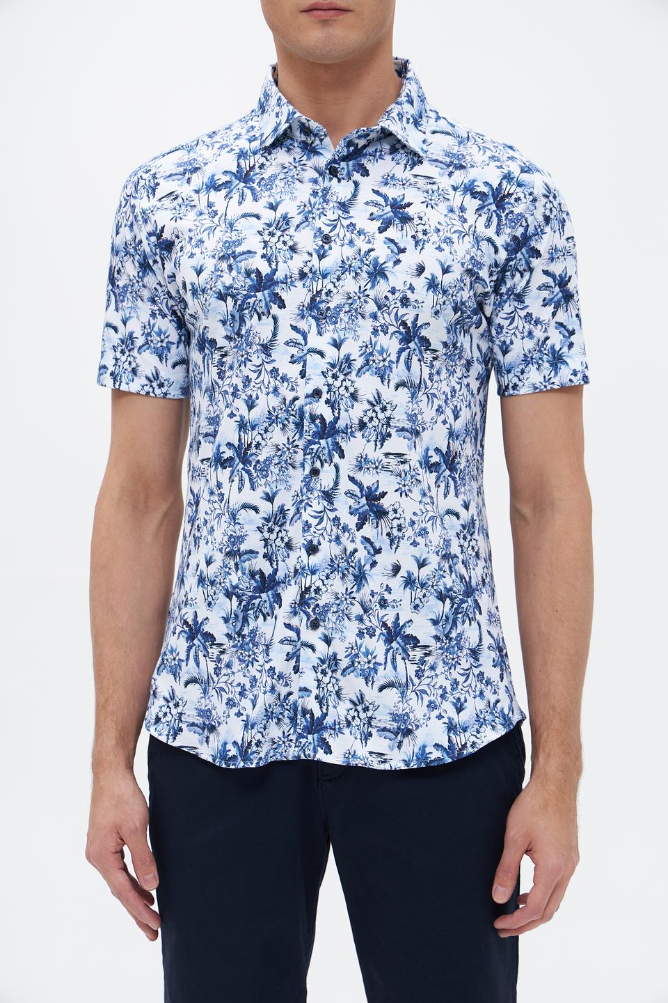 Рубашка кр Desoto с принтом