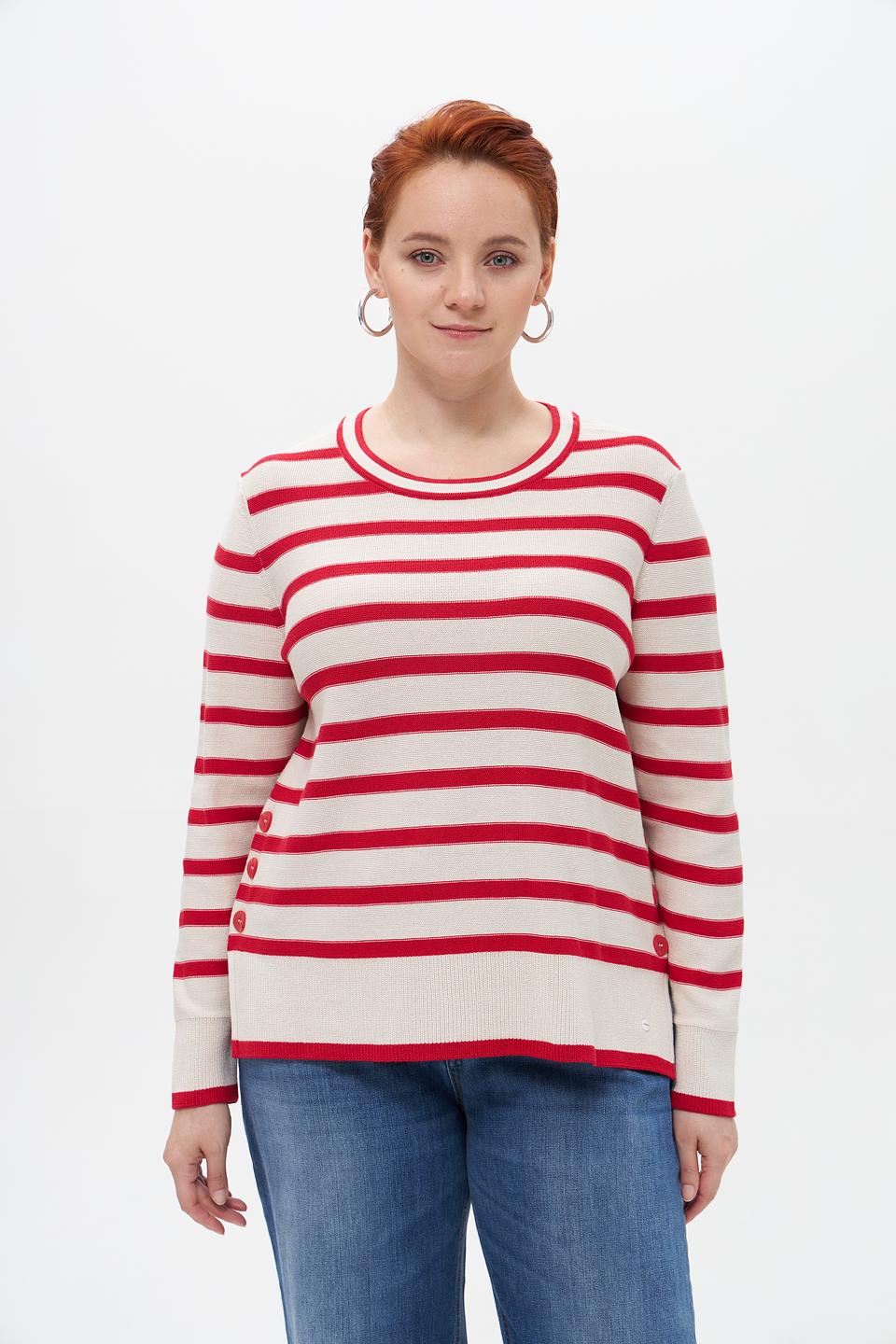 Пуловер Olsen в полоску