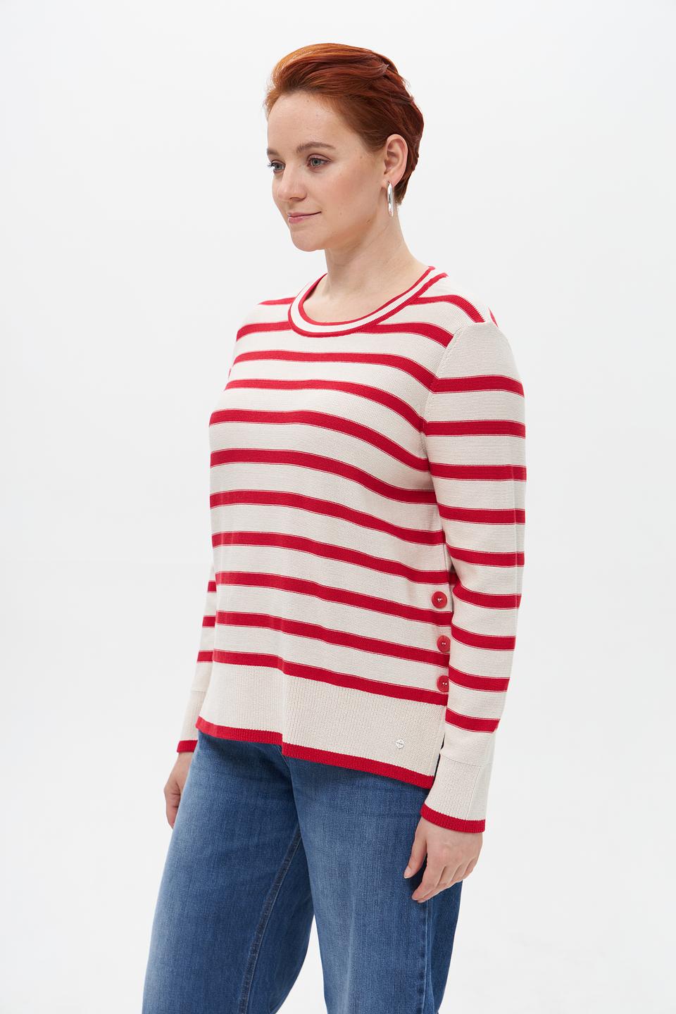 Пуловер Olsen в полоску