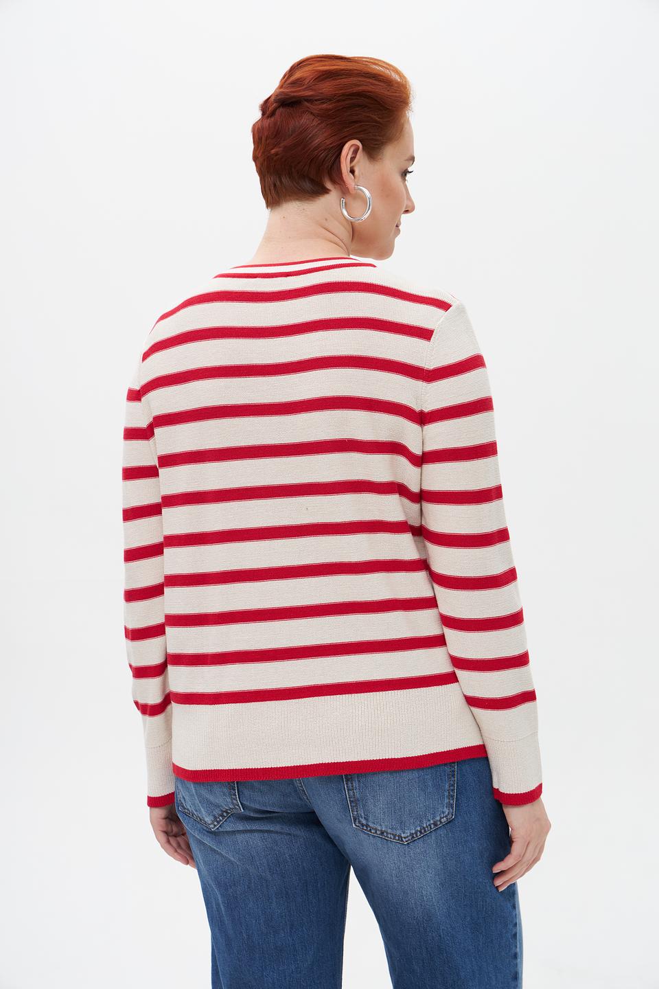 Пуловер Olsen в полоску