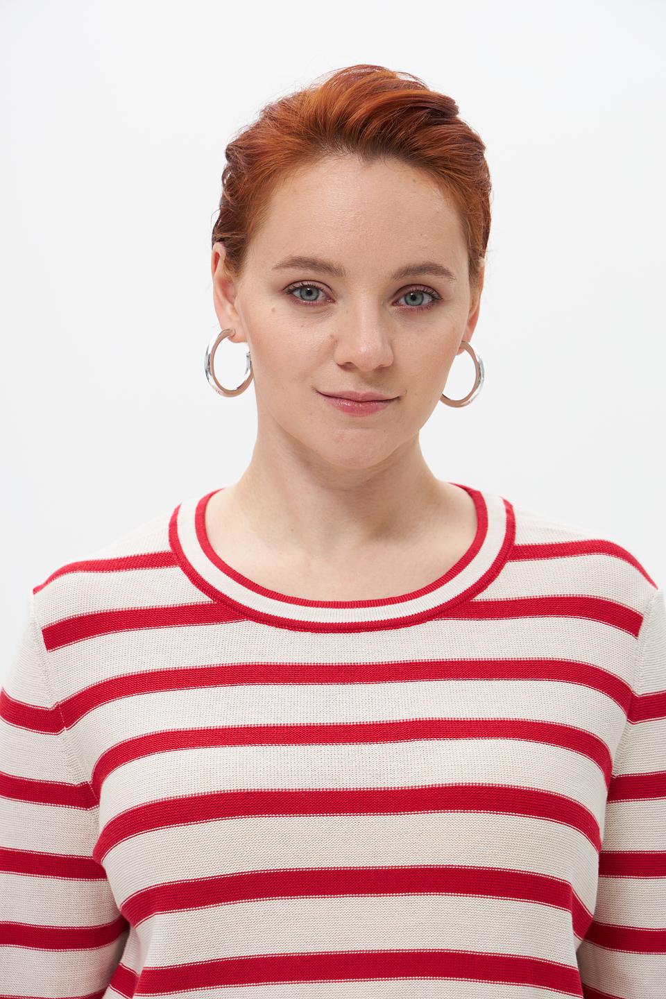 Пуловер Olsen в полоску