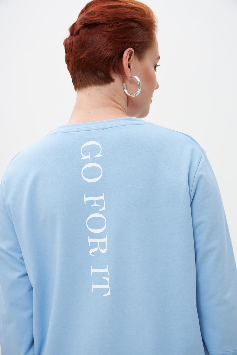 Пуловер Doris Streich голубой