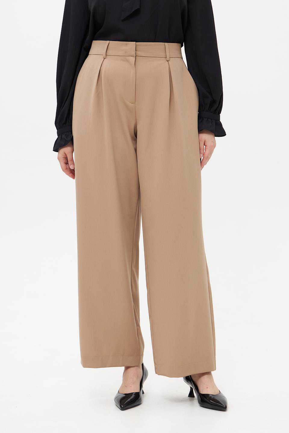 Брюки палаццо Bugatti бежевые