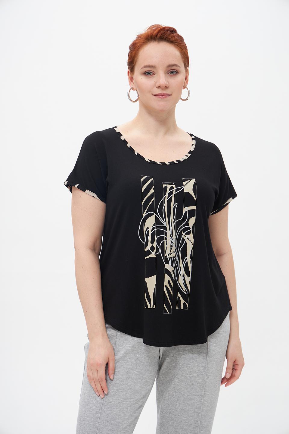 Футболка Doris Streich с принтом