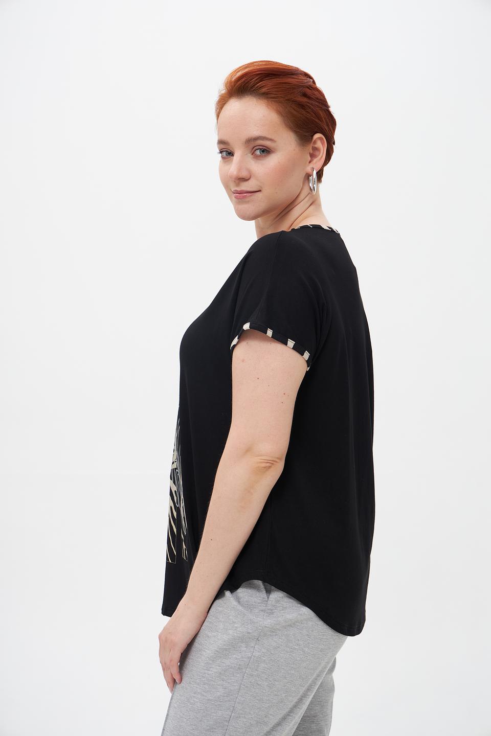 Футболка Doris Streich с принтом