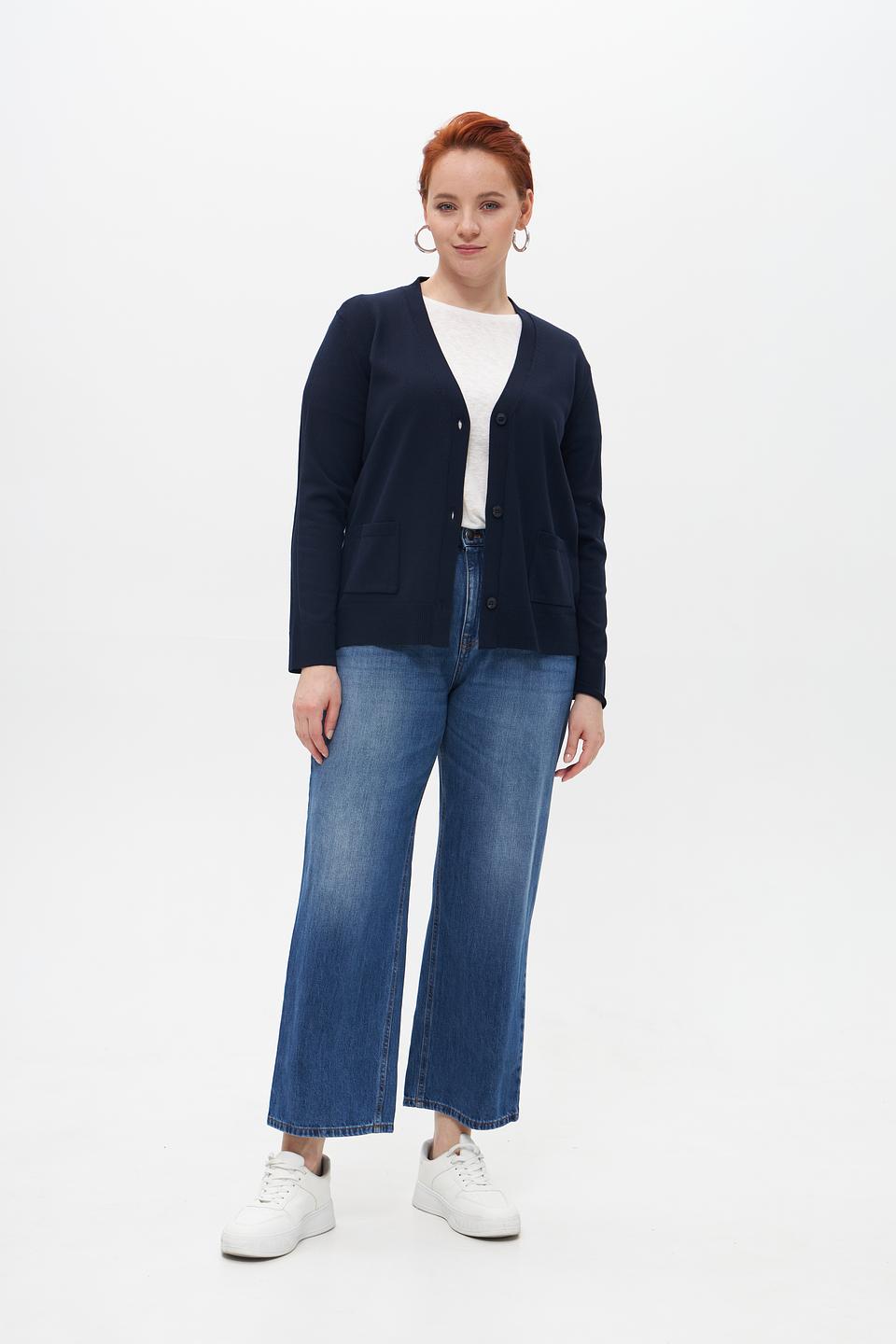 Жакет Lebek темно-синий