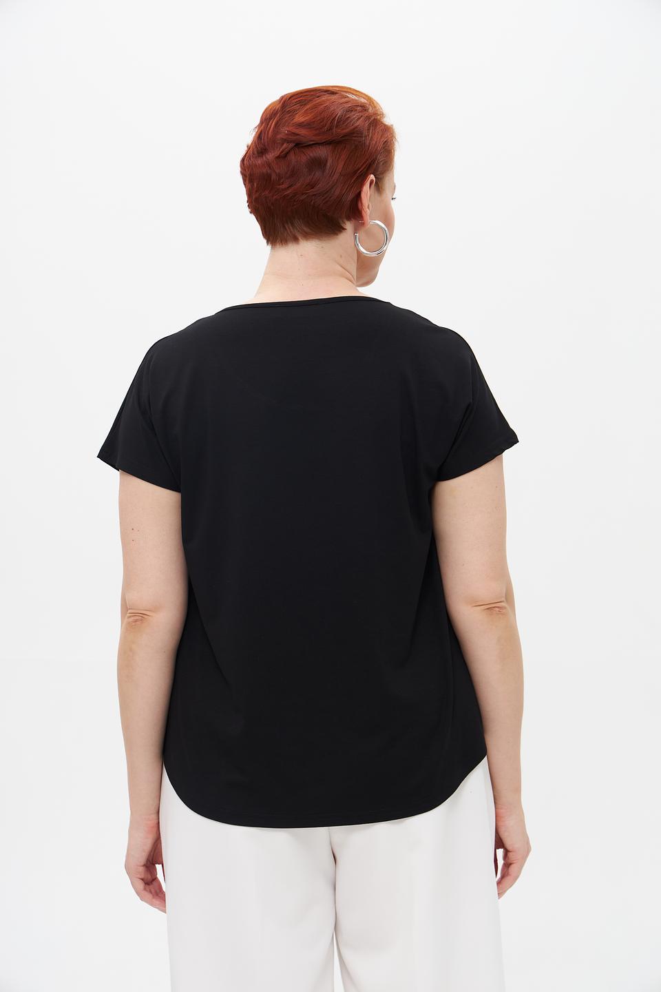 Футболка Doris Streich с декором «Лист»